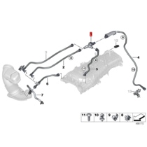 Suitable for BMW 116i 118i 318i 320i B38 B48 carbon canister solenoid valve 13907643106