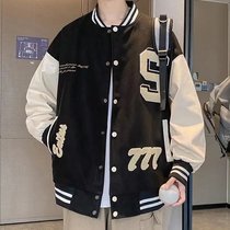 Spring and winter new casual mens and womens embroidery baseball uniform loose Joker High Street jacket sports coat tide card