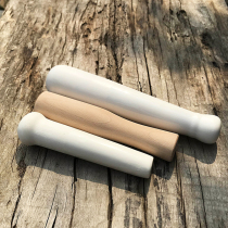 Ceramic grinding rod unpainted log grinding rod traditional Chinese medicine mashing stick stirring stick solid wood grinding stick garlic pounding stick wooden stick