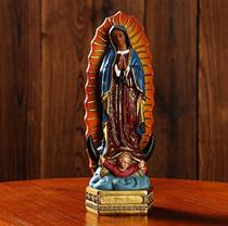 The Statue of the Virgin of Mexico Classic The Statue of the Virgin Mary Home Altar Religious Ornaments 20cm High Peace Prayer