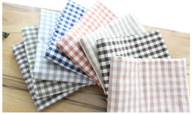 Vỏ gối cotton không in phong cách Nhật Bản đơn giản, nhỏ gọn, gối bông Tân Cương 1 giá gối chữ u cao su non