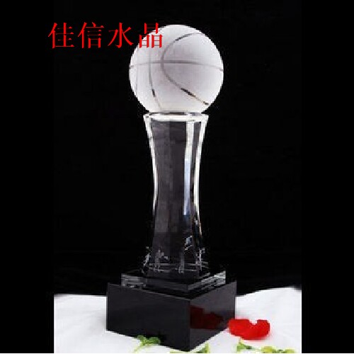 Crystal trophy crystal trophy custom golf basketball trophy game trophy free design lettering