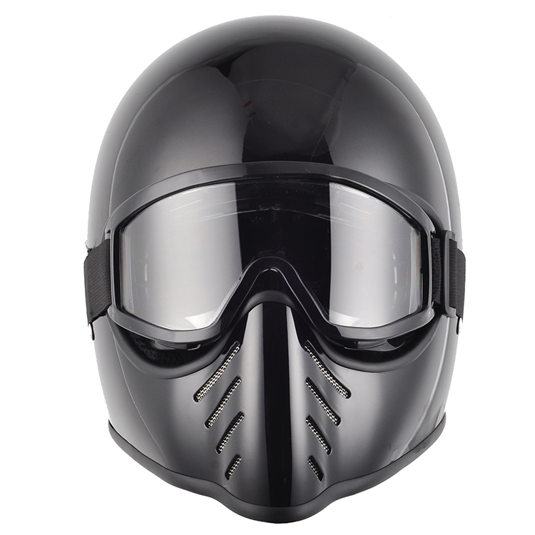 Mũ bảo hiểm xe máy Thompson / mũ bảo hiểm retro Mũ bảo hiểm bay Harley mũ bảo hiểm xuyên quốc gia - Xe máy Rider thiết bị bao tay moto