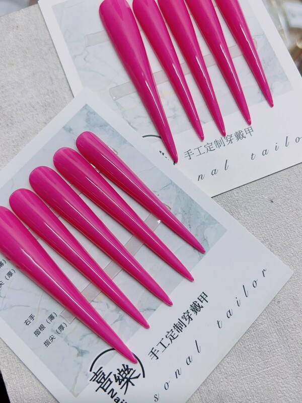 Extra-Long European and American Style Tips 7cm, Extra-Long Salon Nails with Pure European and American Style, Y2K Style, Purely Handmade Extra-Long European and American Style Tips 7cm, Extra-Long Salon Nails with Pure European and American Style, Y2K Style, Purely Handmade