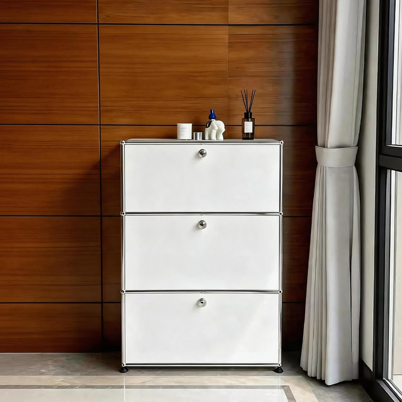 Swiss Imported Genuine Kabasausm Module Chest of Drawers, Living Room Three-Drawer Cabinet, Storage Bedroom Mid-Century Style Side Cabinet Swiss Imported Genuine Kabasausm Module Chest of Drawers, Living Room Three-Drawer Cabinet, Storage Bedroom Mid-Century Style Side Cabinet