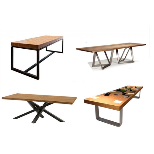 Пользовательский настольный стол стола стола стола стола в ногах Железный Арт Железный Странс Офис Стол стола стол панель панель столик