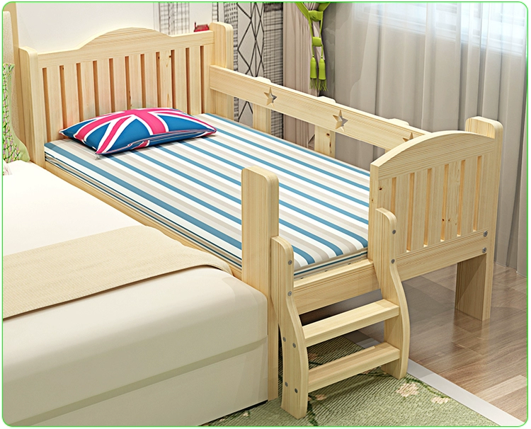 hàng rào gỗ với giường chàng trai và cô gái trẻ em giường đơn giường ngủ mở rộng khâu công chúa giường ngủ bé - Giường