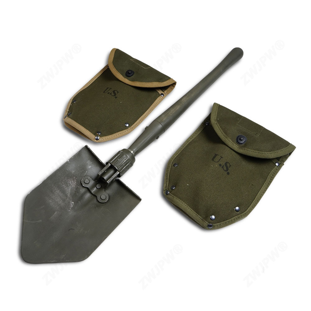 American Korean War M1945 Fold Shoveling Shovels Video Props