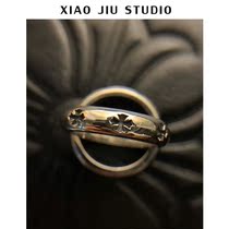 Croatian Hearts Wind Crosses Couple on the Ring Retro Court Tinkrou Eternal Heart cruciate