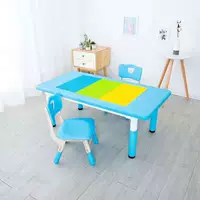 Синий один таблица 2 стул