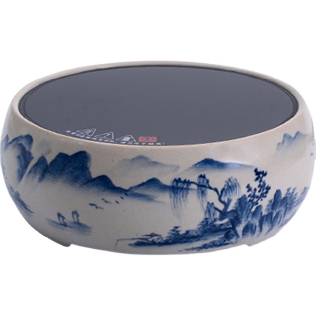 Chengzhu teaware ເຕົາເຊລາມິກນ້ໍາຕົ້ມບໍລິສຸດມື painted ພູມສັນຖານນ້ໍາຕົ້ມຊາຄວາມຮ້ອນສູງທົນທານຕໍ່ໄຟຟ້າ ceramic ເຕົາຍົກ beam kettle