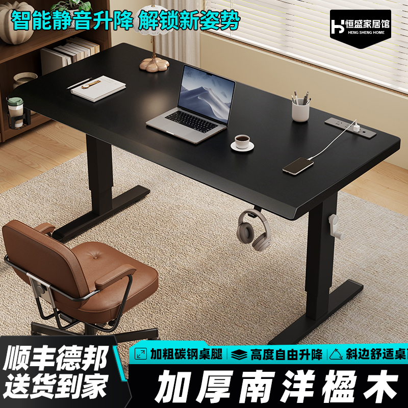Electric Adjustable Computer Desk for Home Use, Simple Long Study Desk, Movable Office Desk, Gaming Table, Work Station Electric Adjustable Computer Desk for Home Use, Simple Long Study Desk, Movable Office Desk, Gaming Table, Work Station