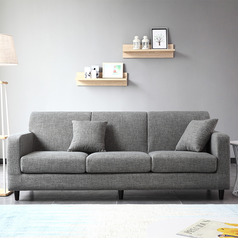 Nordic Simple Modern Small Apartment Double or Triple Seat Fabric Sofa for Living Room, Hotel, Apartment, Office, Removable and Washable Nordic Simple Modern Small Apartment Double or Triple Seat Fabric Sofa for Living Room, Hotel, Apartment, Office, Removable and Washable
