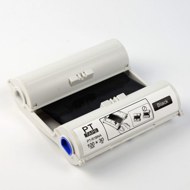 Suitable for Epson Pro100 special resin ribbon wide width label machine ribbon self-adhesive sticker PT-R1BNA