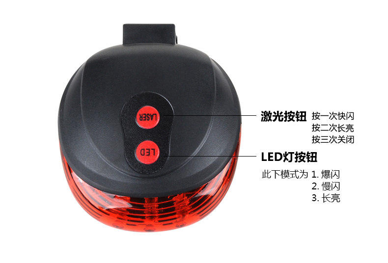 Lumière vélo FJQXZ - Taillights - Ref 2398515 Image 5