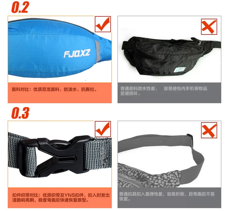 Sacoche pour vélo mixte FJQXZ - Ref 2216195 Image 17