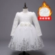 Váy bé gái mùa thu 2018 mới bé gái siêu ngoại công chúa đầm trẻ em cộng với váy nhung phồng mùa đông