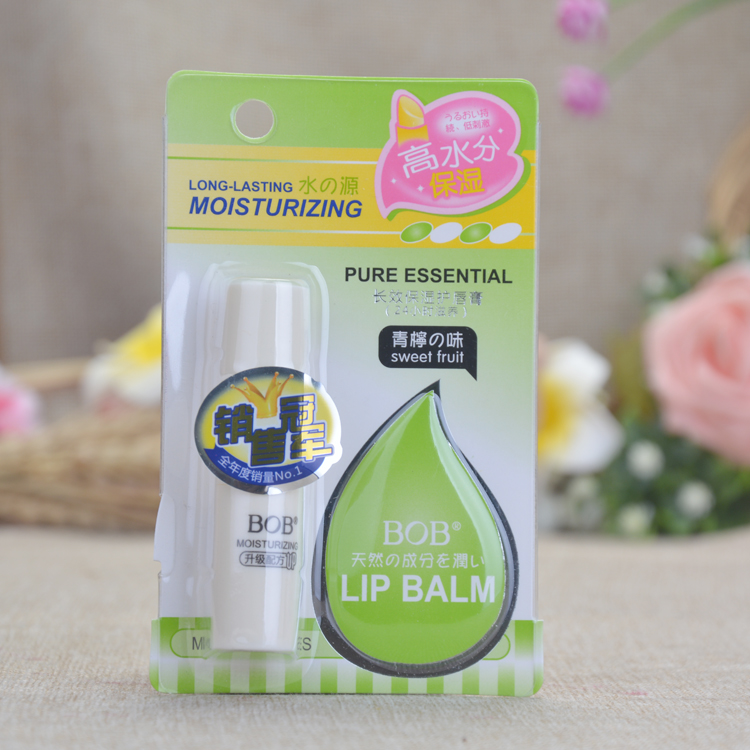 BOB dưỡng ẩm không màu dưỡng môi Nam lady sinh viên dưỡng ẩm giữ ẩm mà không dưỡng môi không màu cho phụ nữ - Son môi son ink màu đỏ cam