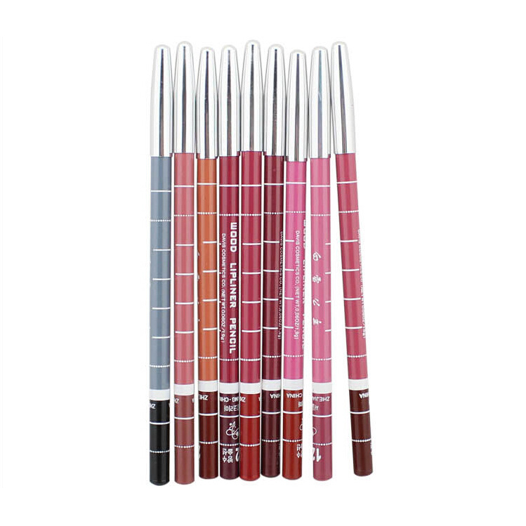 Tranh Lip Trắng Tuyết Lip Liner Bút Kẻ Mắt Màu Tinh Chế Lip Liner Kem Không Thấm Nước Khỏa Thân Màu 12 	son hình cây bút chì	