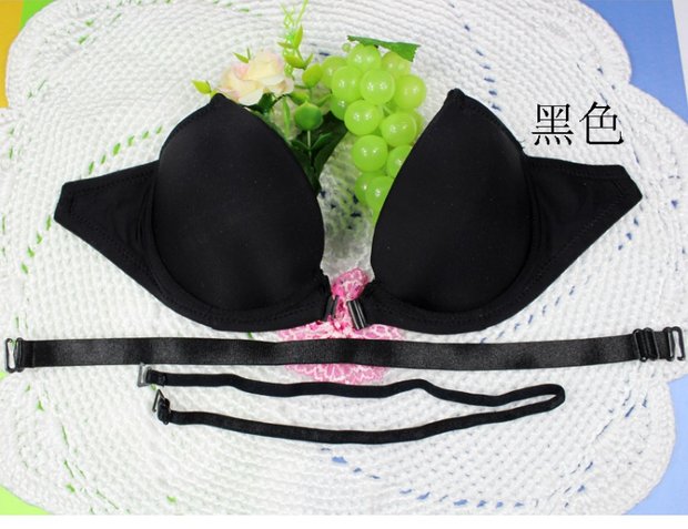 Khóa trước mở khóa trơn tru cổ khoét lưng bikini gợi cảm váy đẹp làm đẹp lưng cô gái đồ lót tụ tập áo ngực áo ngực mặc đầm hở lưng