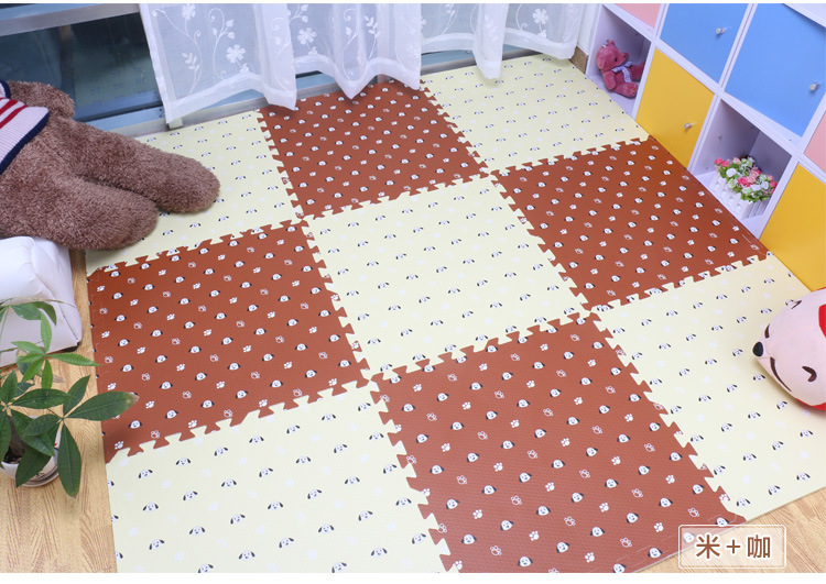 Bọt sàn mat trẻ em leo mat phim hoạt hình câu đố mat bé bò mat khâu sàn mat phòng ngủ mat - Thảm sàn thảm ghép