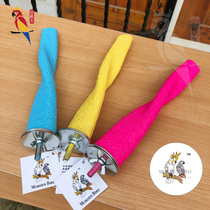 Wave twist resin grinding toe stand stick parrot foot comfort grinding claw stick stand stick Prince Rong Modern bird