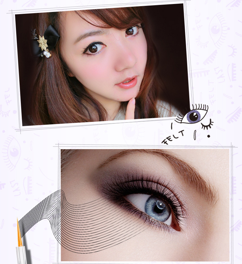 泉 雅 Lông mi dưỡng chất lỏng uốn xoăn dày không thấm nước lâu không nở mascara trang điểm cho học sinh - Kem Mascara / Revitalash mascara kiss me