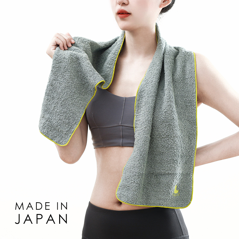 Japanese Imported Imabari Towel for Fitness, Running, Yoga, Sweat Wiping, Extra-Long, Soft, Sweat-Absorbent Towel, Portable Sports Towel