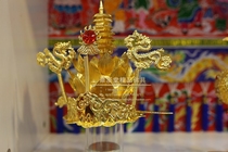 Ancient Body Lotus Crown Tower Boutique God Hat Taoist Deities Hat Round Head Size Optional New Taoist Supplies