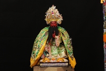 Guan Di Shengjun cap Rhinestone handmade fine cap size optional