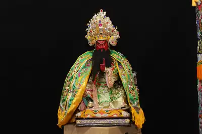 Guandi Shengjun hat rhinestone handmade boutiqueter hat size optional