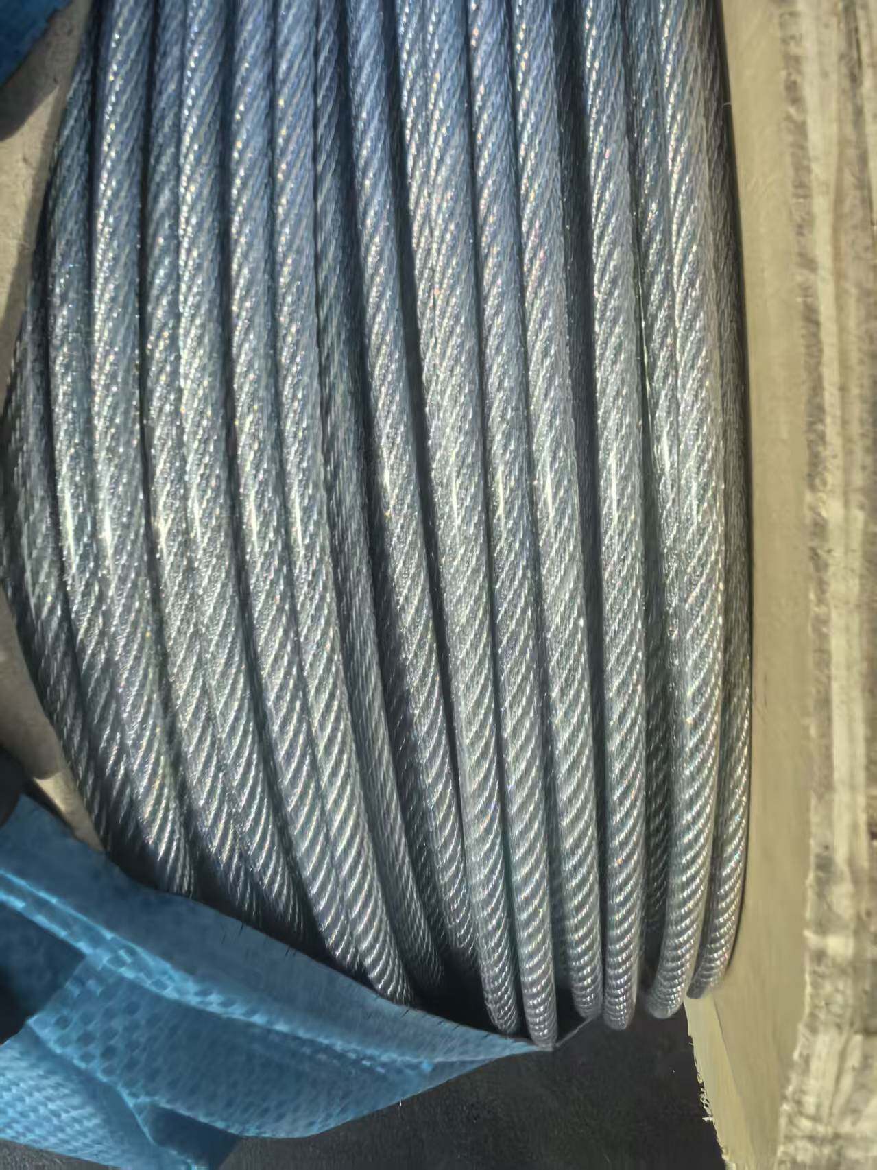 Litai 13mm Plastic Coated Steel Wire Rope - Horizontal Safety Pull Rope