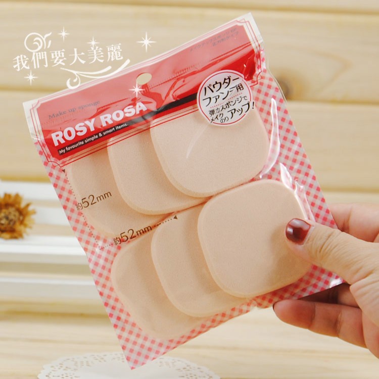 Japan ROSY ROSA MAKEUP SPONGE POWDER BASHING MULTISHAPE HYBRID 20 DRY AND WET