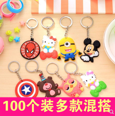 Micro-commercial land push industry small gift batch practical activity prize Keychain pendant School creative small goods