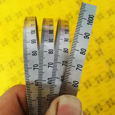 1 6 meters Spring steel ruler strip Soft steel ruler 10#0 5 Narrow steel ruler 10 mm wide steel ruler Elastic steel ruler Steel straight