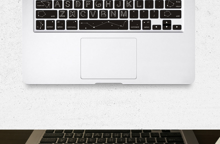Bàn phím máy tính xách tay Apple Mac macbookair nút dán giấy pro 13 inch dán chìa khóa sáng tạo 13,3 inch 15 inch 11 inch phim cá tính 12 inch - Phụ kiện máy tính xách tay miếng dán màn hình laptop chống nhìn trộm