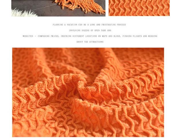 Giải trí chăn Bắc Âu sofa văn phòng nhà trang trí nap chăn giường mũi và khách sạn ăn sáng trên giường kết thúc đan chăn tua - Ném / Chăn chăn nỉ mỏng