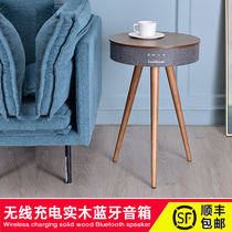 CoolGeek Apple Xiaomi Huawei mobile phone audio Portable high-end solid wood bedroom living room high-power TV coffee table Wireless Bluetooth speaker Large volume outdoor subwoofer 3d surround home