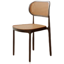 Guiqi Plastic Chair Dining Chair Rental Stackable Home Backrest Rattan Chair Armchair Dining Table Stool Dining