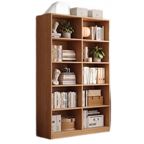 Guiqi pine small bookshelf solid wood bookcase low cabinet storage rack storage rack floor cabinet locker bay window GC