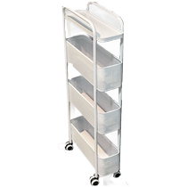 Guiqi gap storage rack kitchen multi-function refrigerator gap storage cabinet vegetable basket narrow bathroom mobile small