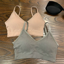 Small breasted thicken without steel ring underwear female summer net red harness beauty back wrap breasted chest with chest cushion U-type Lulu back to bottom