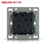德力西 CD820 с Switch Socket Dark Установка настенная панель Домашняя шампанское золото.