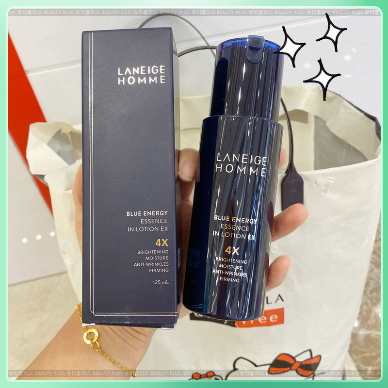 South Korea LANEIGE Laneige men's new product BLUE ENERGY deep sea glow firming essence lotion 125ml