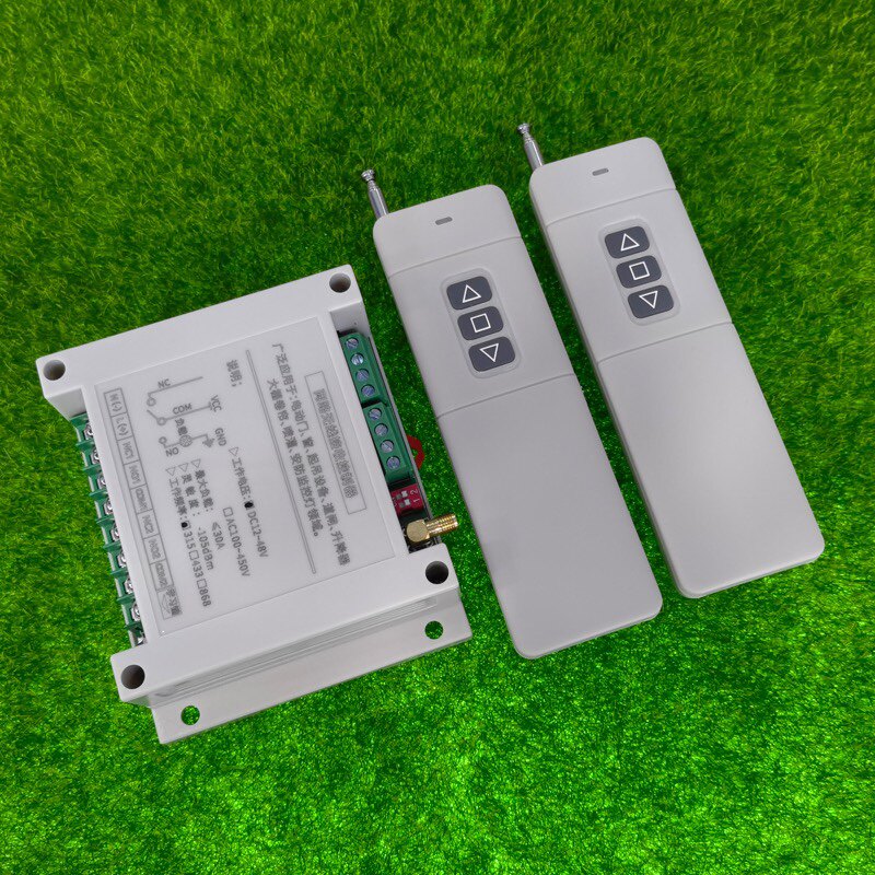 2路30A380V220V48V24V配3000米3键上下停无线遥控开关升降控制器