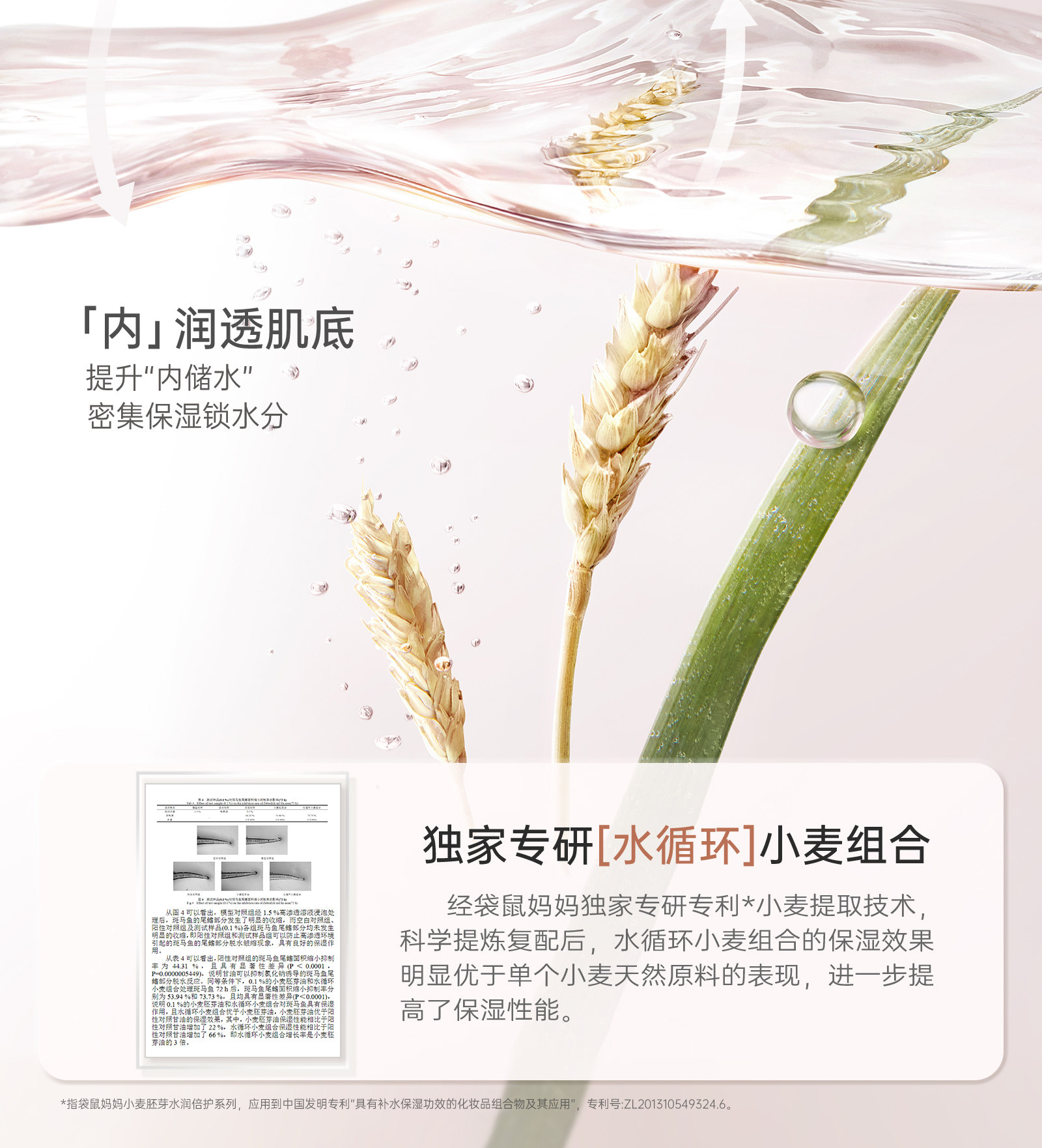 【中国直邮】 袋鼠妈妈 小麦准孕妇水乳套装护肤品可专用乳液维稳防晒精华化妆品  