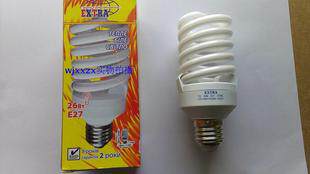 Extra Extra Energy Saving Light 26w Solid Three Base Full Helix Warm 2700k Yellow E27   