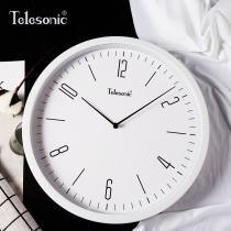 TELESONIC Uranus LIVING ROOM ROUND CREATIVE CLOCK Watch Simple MODERN HOME WALL CLOCK Silent QUARTZ CLOCK