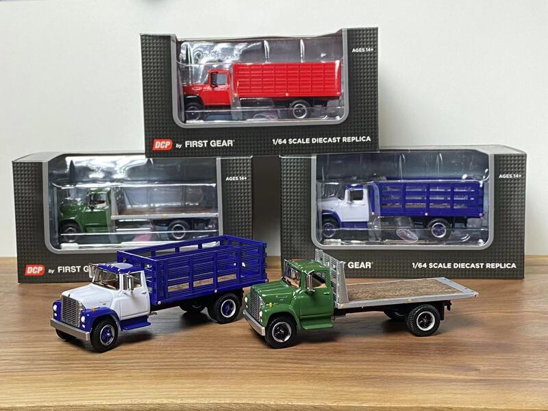 Dcp 1/64 Firstgear High Fence Truck Alloy Car Model Grain Truck Static Toy