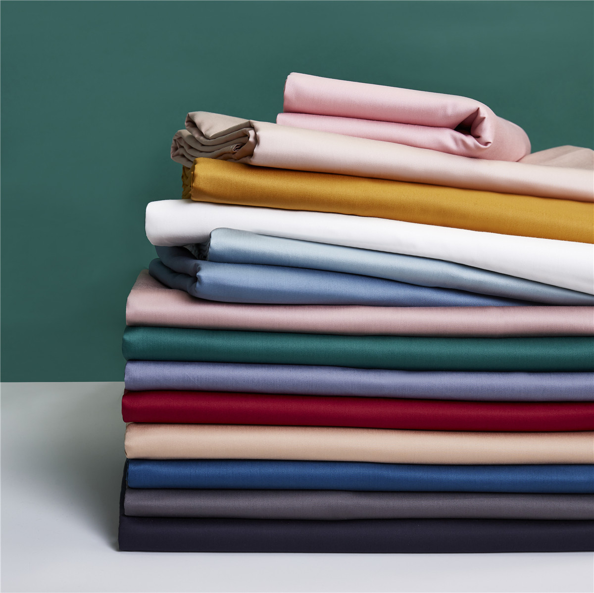 Single piece 60 minimalist pure cotton pure colour long suede cotton gon satin full cotton light lavish bed sheet Quilt Cover Single